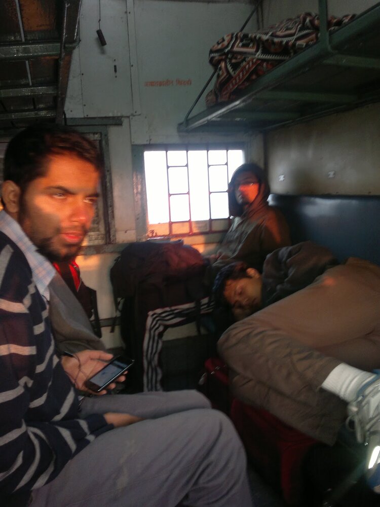 Jhansi station at 2 in the morning