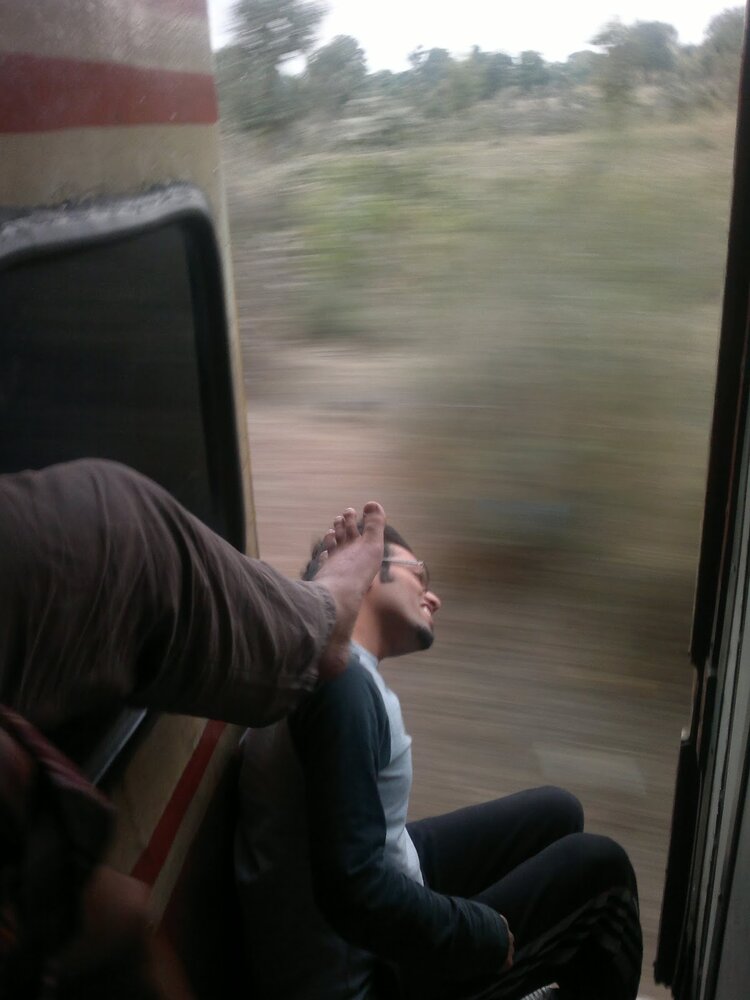 Morning on the train