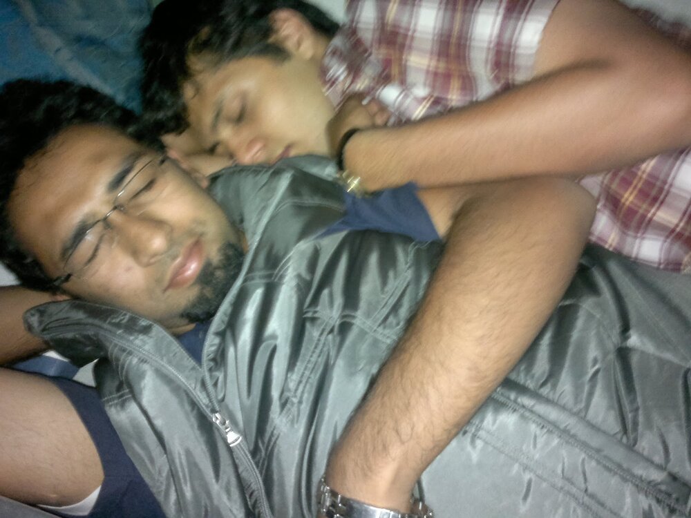 First night on the train to Jhansi