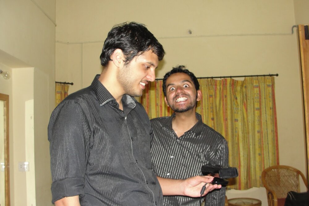 Just before the talk